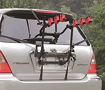 Universal 3-Bike Car Roof Or Rear Rack – Adjustable Cycle Carrier For Suvs & Sedans 1