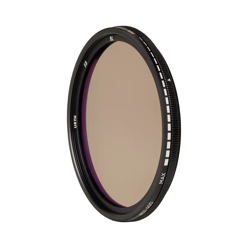 Urth 58Mm Variable Nd Filter – Nd2–400 (1–8.65 Stop) High-Clarity Glass Element 1
