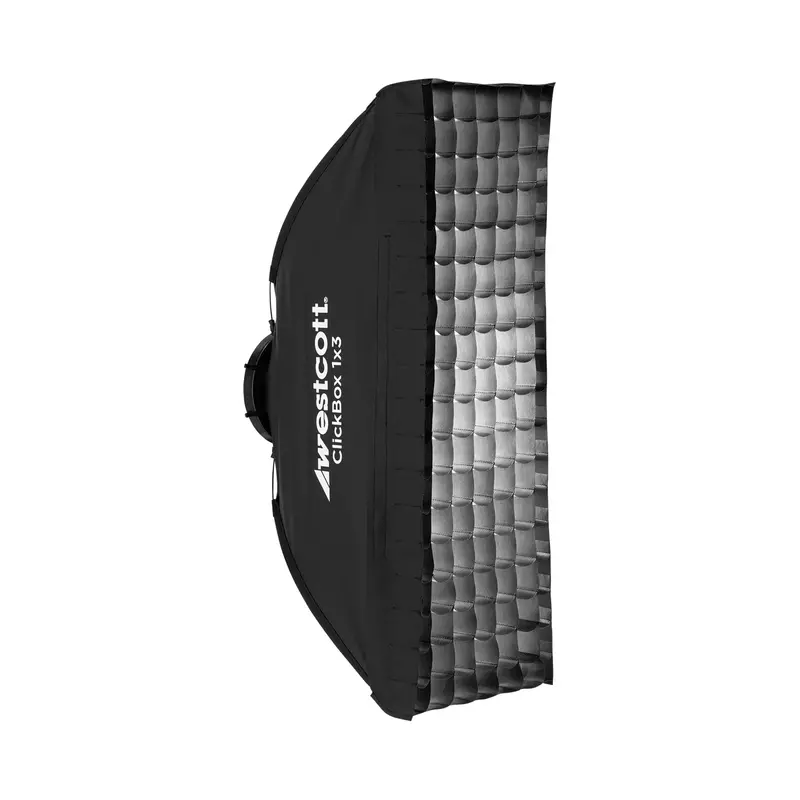 Westcott 40° Egg Crate Grid For 1X3' Clickbox Strip Softbox – Directional Light Shaping 1