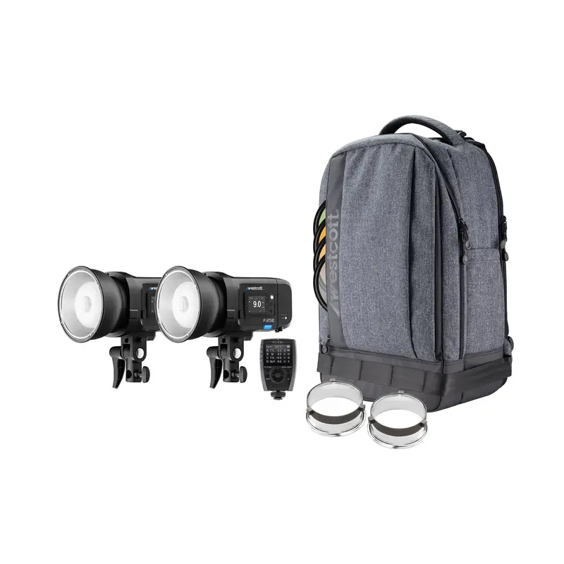 Westcott Fj250 2-Light Strobe Backpack Kit With Universal Fj-X3 Wireless Trigger 1