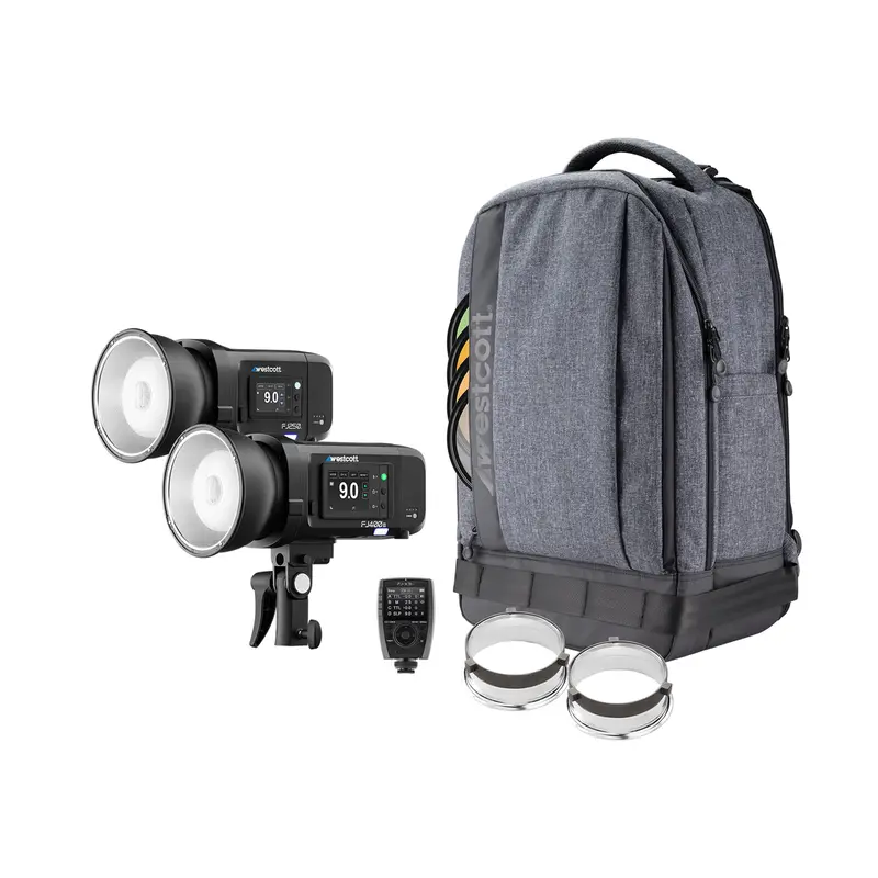 Westcott Fj400Ii + Fj250 Portable 2-Light Portrait Flash Kit With Sony-Specific Fj-X3 Trigger 1