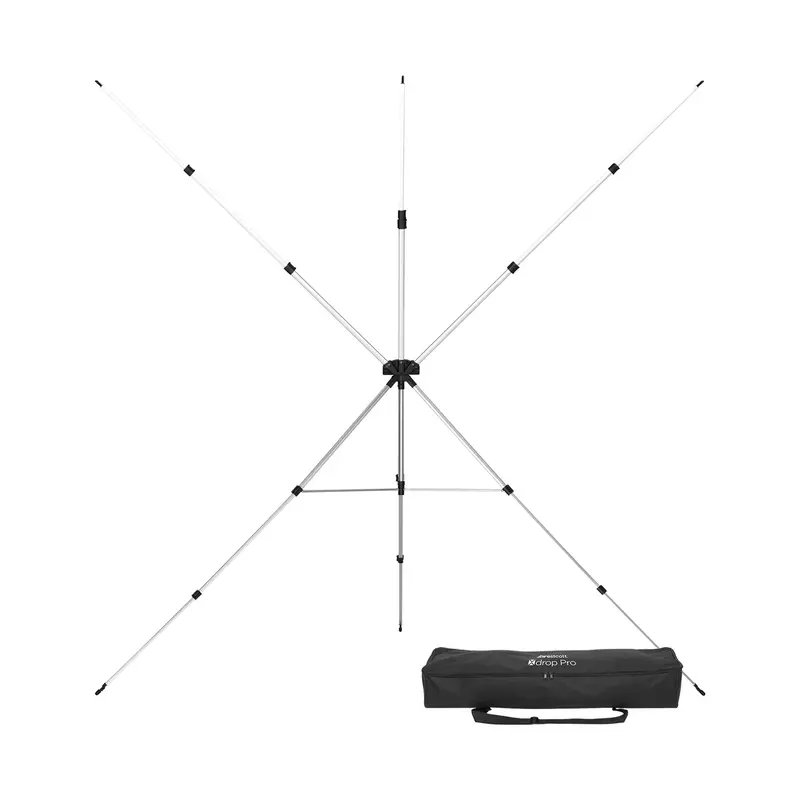 Westcott X-Drop Pro Adjustable Backdrop Stand (Supports 5×7 Ft, 5×12 Ft, 8×8 Ft, And 8×13 Ft Backdrops) 1