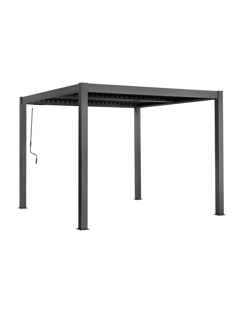 Yardtopia Elmont Modular Louvre Pergola – 3M × 3M Aluminium Retractable Roof System 1