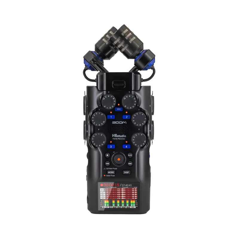 Zoom H6Studio 6-Track Portable Recorder With 32-Bit Float Audio Capture 1